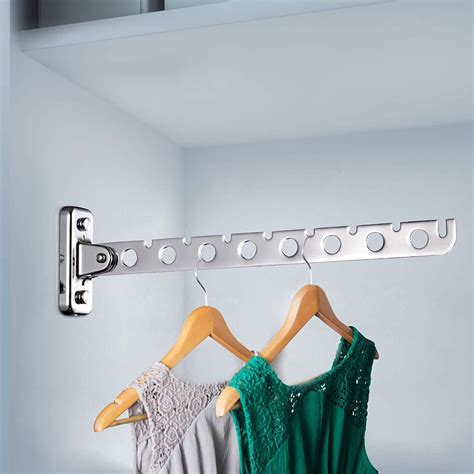 clothes hanging wall mount|clothes hanging rack wall mounted.